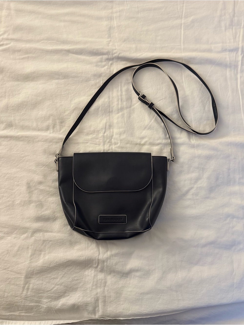 Vera Bradley Preppy Faux Leather Crossbody Bag